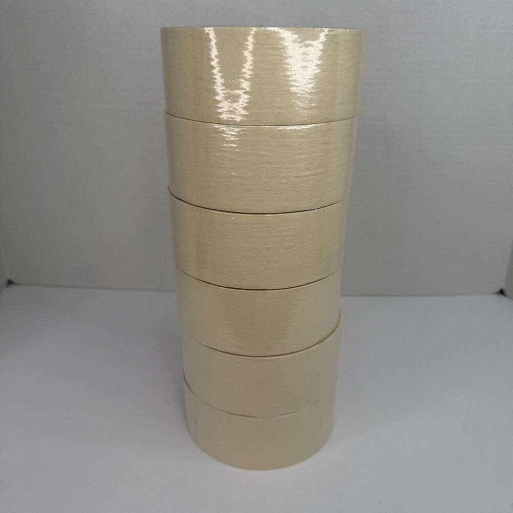 Uline 00U44 2" General Purpose Masking Tape Painters Tape Lot Of 6 NEW 60 Yards - Picture 1 of 4